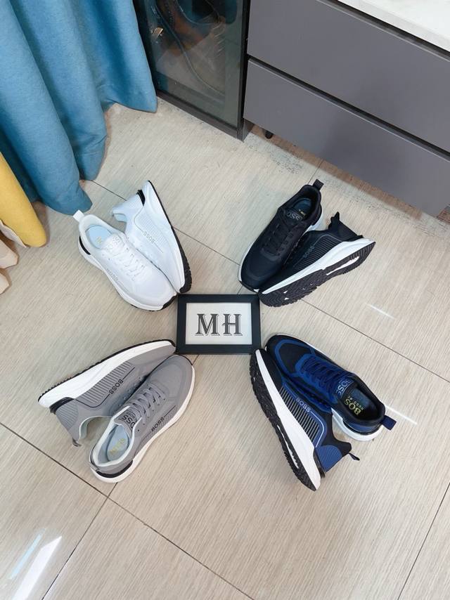 Factory price P Boss high-end sports men's shoes, with classic design, become th