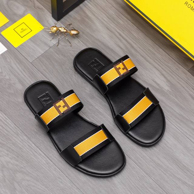 Product brand: Fendi Fendi slippers Standard size: 38-44 Product material: Selec