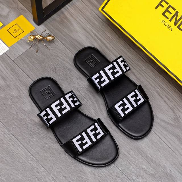 Product trademark: Fendi Fendi slippers Regular size: 38-44 Product material: Se