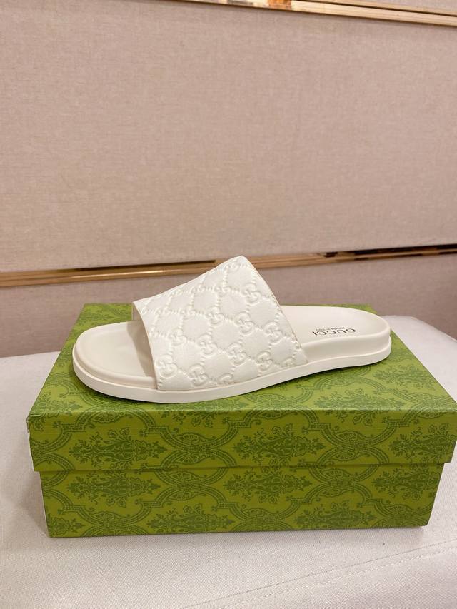 Factory P price Gucci top purchasing men's spring and summer slippers counter sy