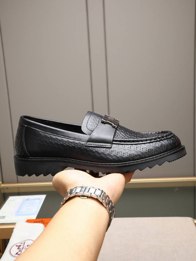 P **Recommended products** Hermes** Latest business formal leather shoes officia