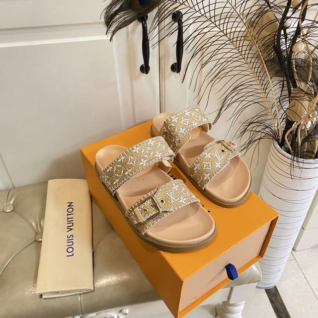 factory price P, new Louis Vuitton Lv model, woven surface, sheepskin lining, pr