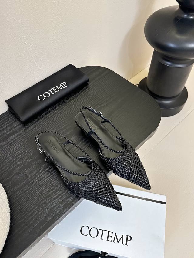 Cotem* New product Unique upper with exquisite weaving craftsmanship Pointed toe