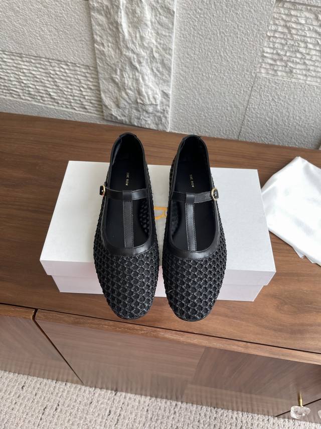 Top version: Dongguan goods The Row 25Ss summer new product mesh woven surface f