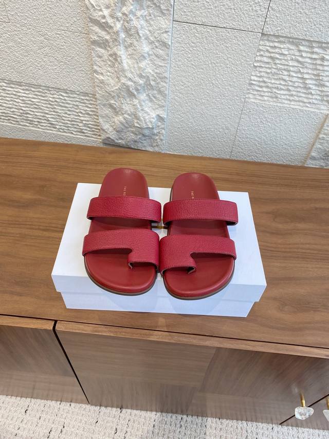 Top version: Dongguan goods The Row 25S spring and summer new toe clip sandals T