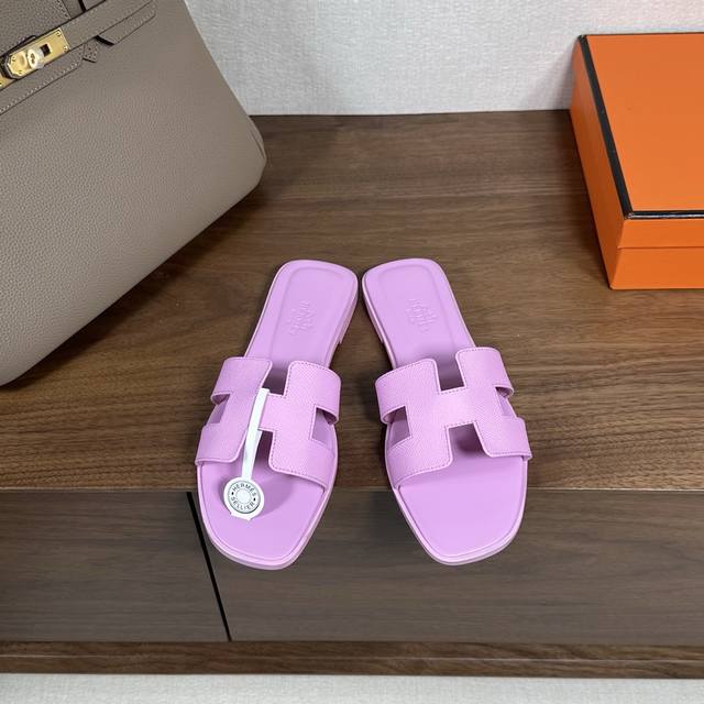 Factory price P Hermes Hermes H slippers Oran sandal series is fashionable and v