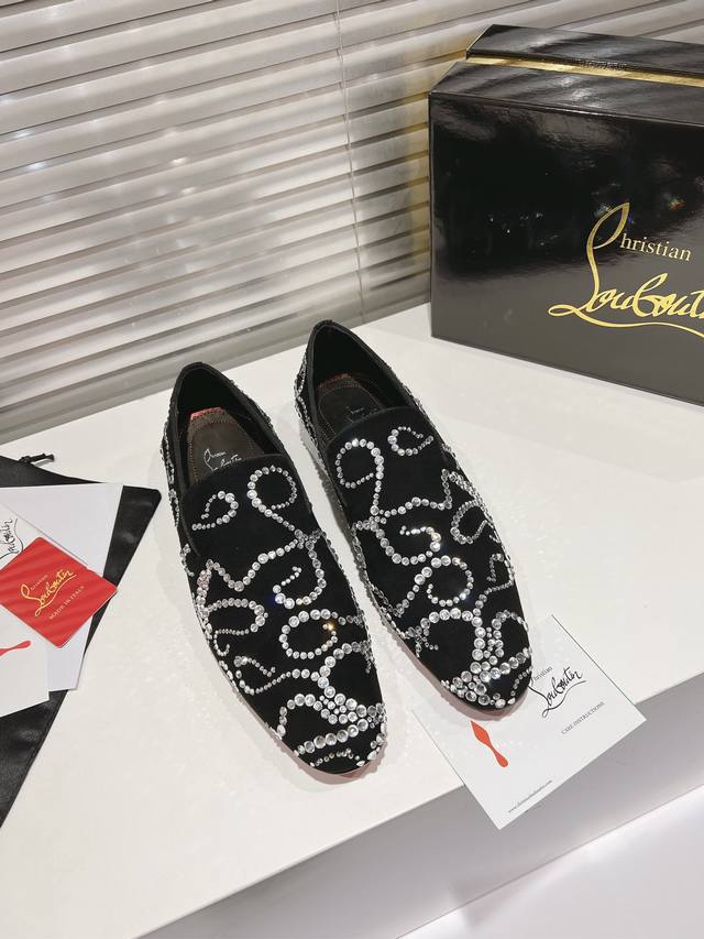 Leather sole octopus diamond style Leather sole Rubber sole P430 Top version cus