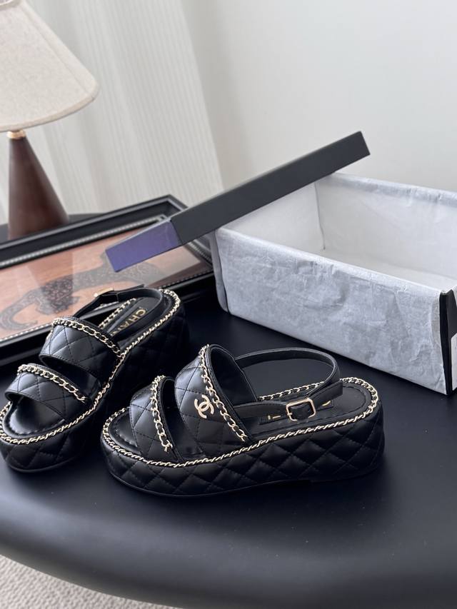 Chanel 25C Spring and Summer new full series chain slippers All series first rel
