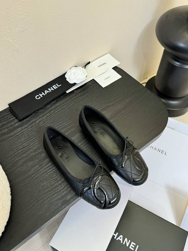 Chanel new product bow ballet shoes 1:1 replica of the original classic classics