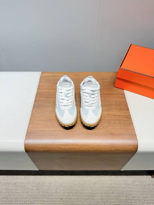 Hermes series suede Dexter sneakers Original purchase and development H sports s