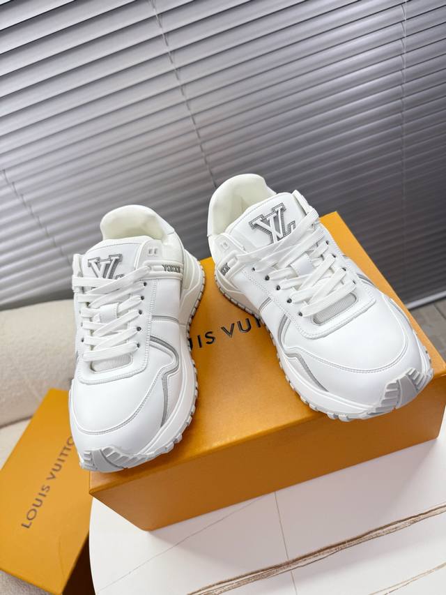 Lv Run Away Maxi latest couple sneakers, dad shoes, fat shoes Simple and comfort