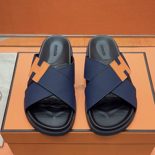 Couple's 25 latest cross-slippers Hermes Hermes's hot couple's second uncle's sl