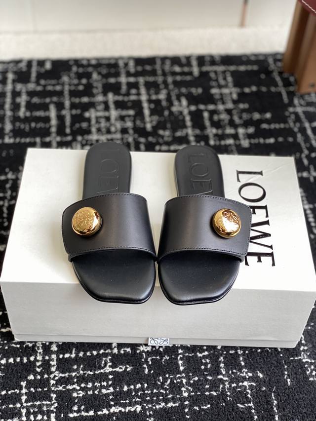 Shopping-level Loewe 25Ss latest spring and summer flat slippers This year's hot