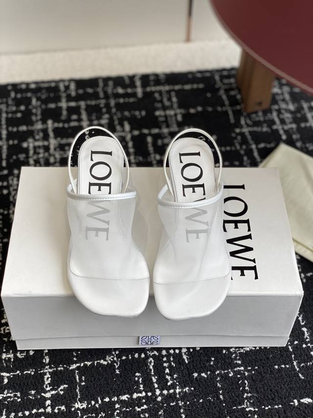 Shopping-level Loewe 25Ss Summer Limited Ice Silk Slippers Real air-conditioning