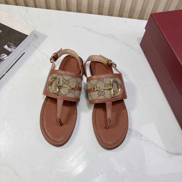 G*Ucci 2025Vs spring and summer latest hot-selling sandals series hardware buckl