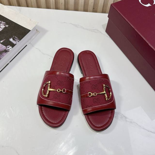 G*Ucci 2025Vs spring and summer latest hot-selling sandals series Double G buckl