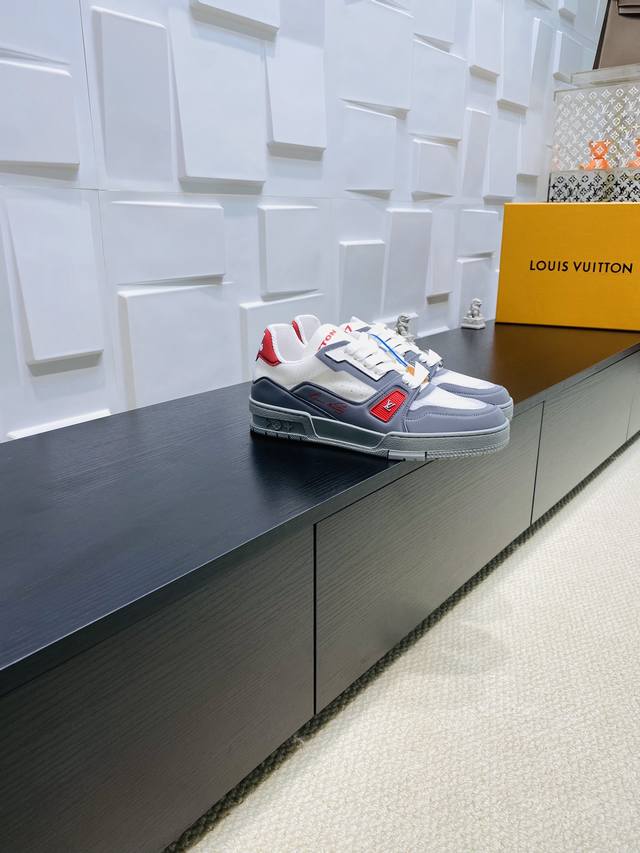 Top version: Lv Tarine Louis Vuitton L couple casual sports shoes skateboard sho