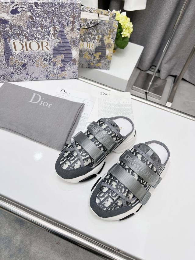 original 1.1 half-slipper, Dior high-end slippers, new classic style, purchasing