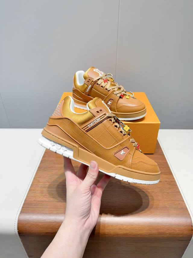 Louis Vuitto-Louis Vuitton couple casual sports shoes skateboard shoes Original
