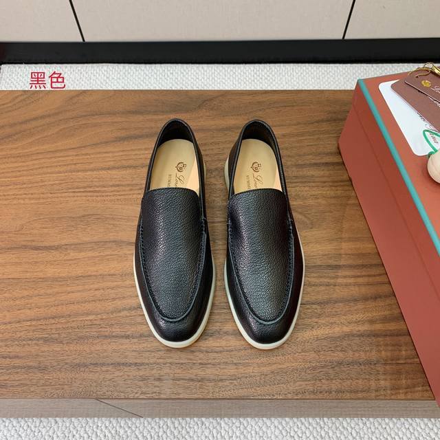 Loro Piana smooth loafers. Italian top-grade cashmere, retro, elegant, low-key a