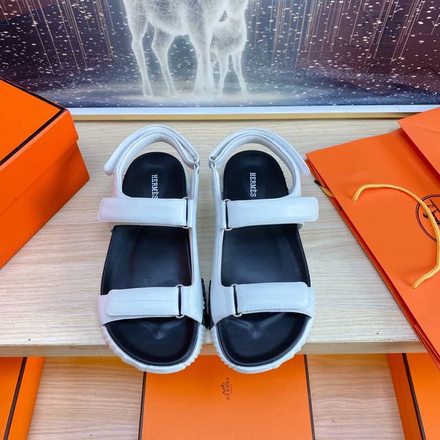 Men's size +10 Hermes market's highest version pure handmade shoes Top product H