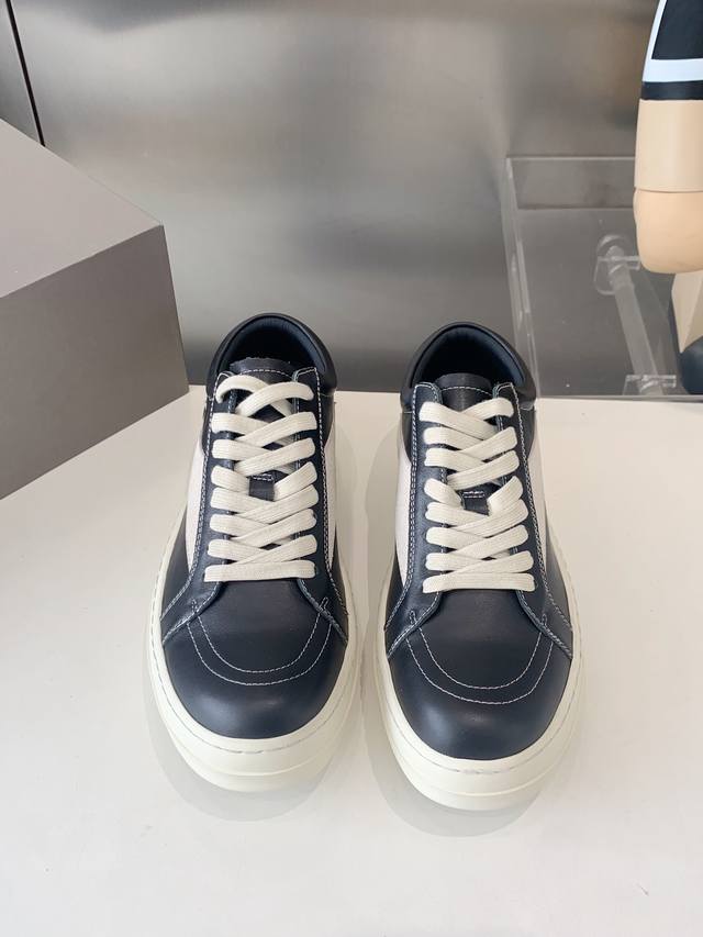Rickowens thick-soled high street casual sneakers Original shoe development Excl