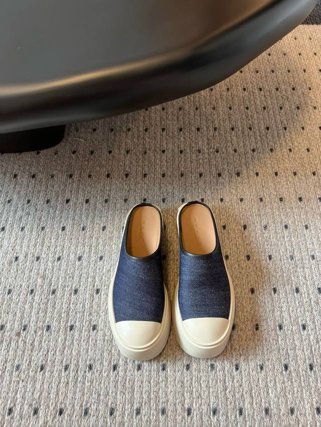 Marni 25 new thick-soled half-slippers are really too cool! Another half-slip st