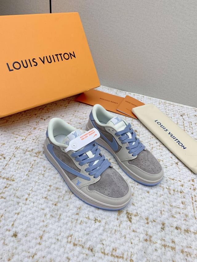 Factory high version Nike co-branded Lv casual sneakers limited runway new model