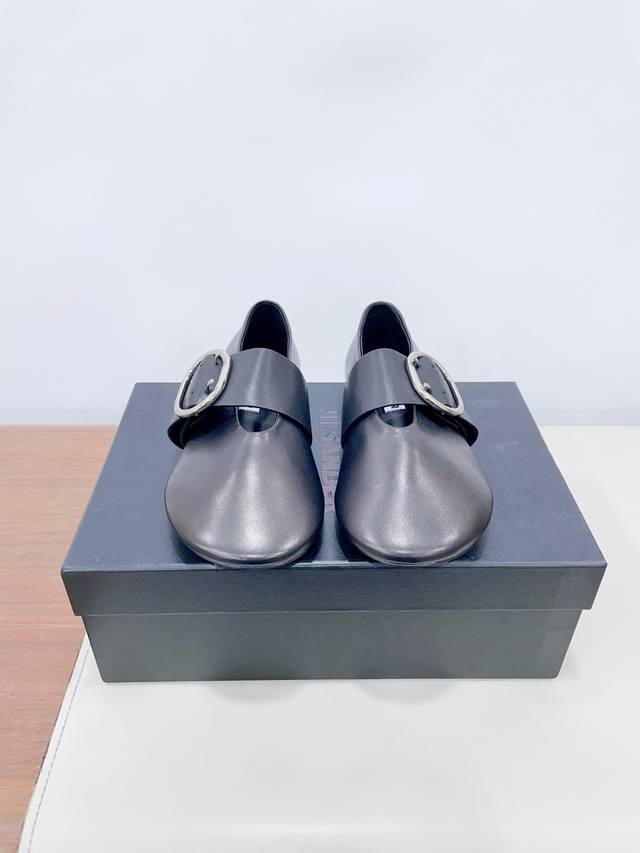 Jil Sande* new round-toe Birkenstock ballet flats Vintage Mary Jane sheepskin co