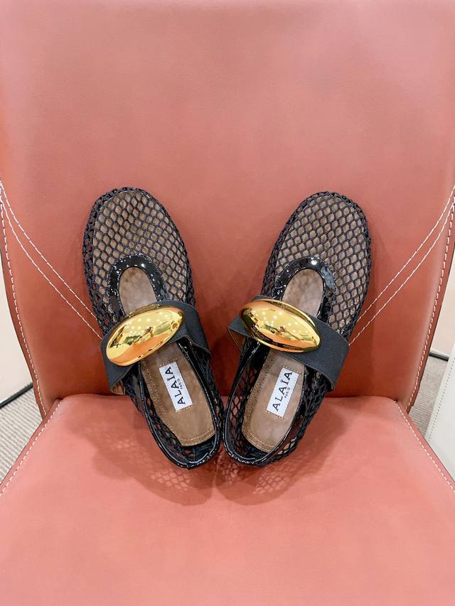 Certified Alai* 24-year new ballet flat shoes Mary Jane single shoes slippers Ss