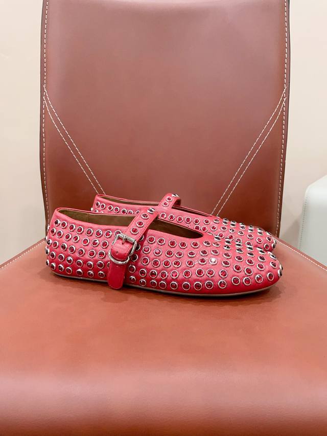 Certified Alai* 24-year new ballet flat shoes Mary Jane single shoes slippers sh