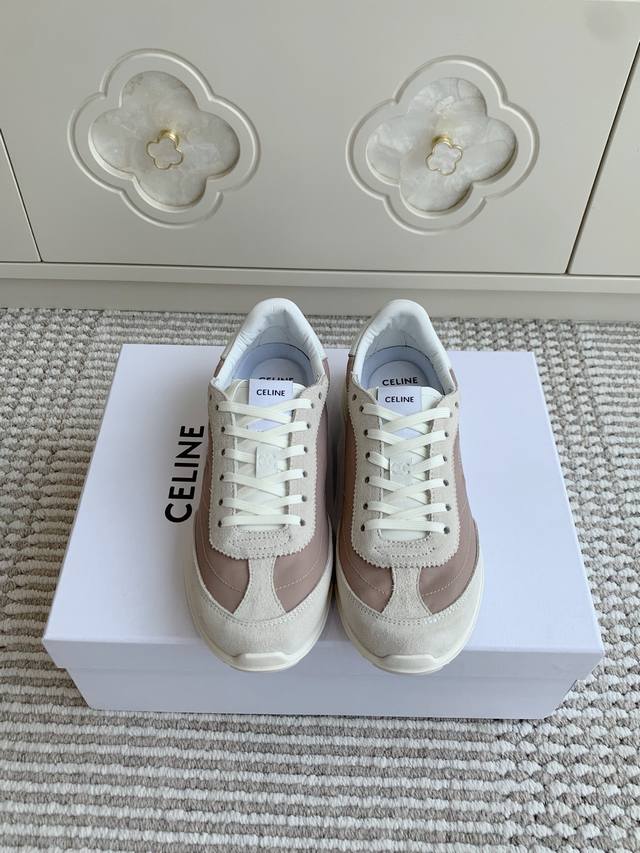 Celine's latest spring and summer Racer Gump shoes, German training shoes, sneak