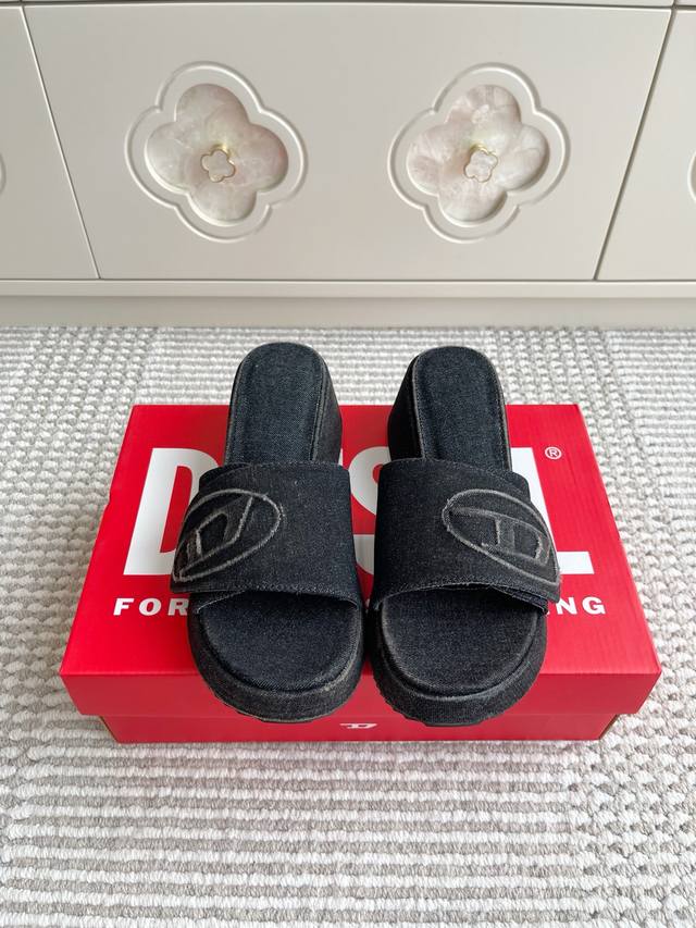 Diesel niche fashion brand 25Ss spring and summer new denim washed denim Velcro