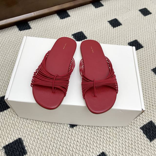 4 colors Order Remarks The Row 25Ss woven flat slippers The flexible thin ropes