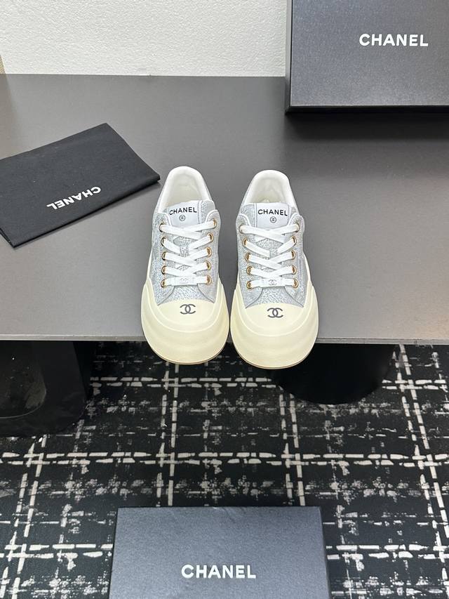 Chanel Panda Shoes! 2025 top-level casual sports shoes This classic design; the