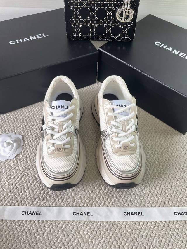 Chanel early spring resort series sneakers dad shoes You can tell how popular th