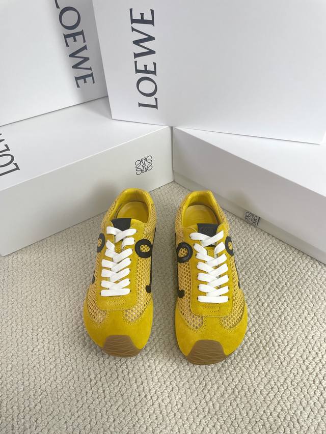 Loewe 25 Runner2.0 latest mesh hollow ballet casual sports shoes, Dexun shoes ,