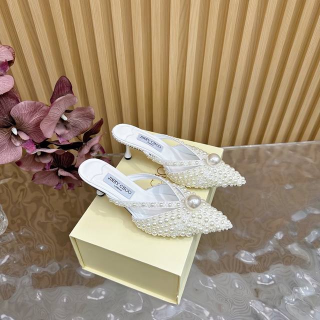 2025Ssjimmy Choo evening high-heeled sandals single shoes top version Australian