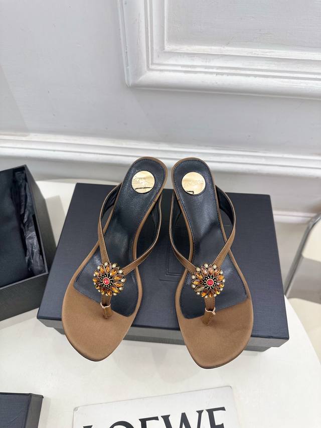Sain*Laurent Saint Laurent 2025 Spring and Summer New Products Rhinestone Herrin