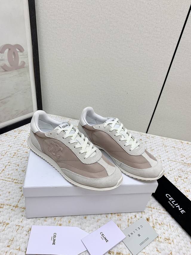 Factory high version Celine 25 latest Racer series Forrest Gump sports casual sh