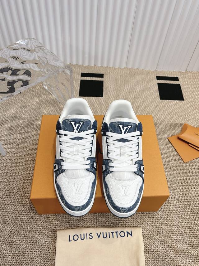 Louis Vuiton Trainer series sneakers basketball shoes Lv Trainer sneakers are a