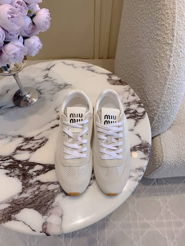 Factory price P Miu new mesh Dexun casual shoes look so good on the feet. You ca