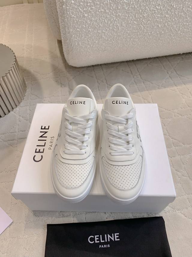 Factory price P Unisex style Celin* new color matching casual shoes classic colo