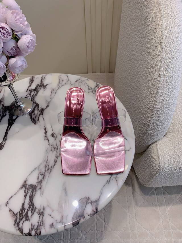 Factory price P Giuseppe Zanott* Gz New transparent high-heeled sandals are orig