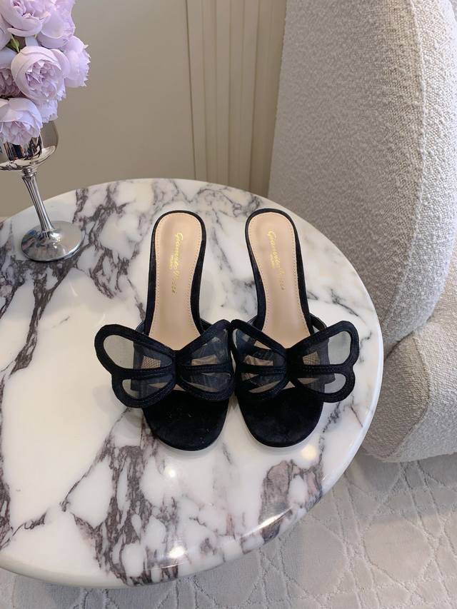 Factory Price P Gianvitor Ross* new butterfly mesh high-heeled sandals with a un