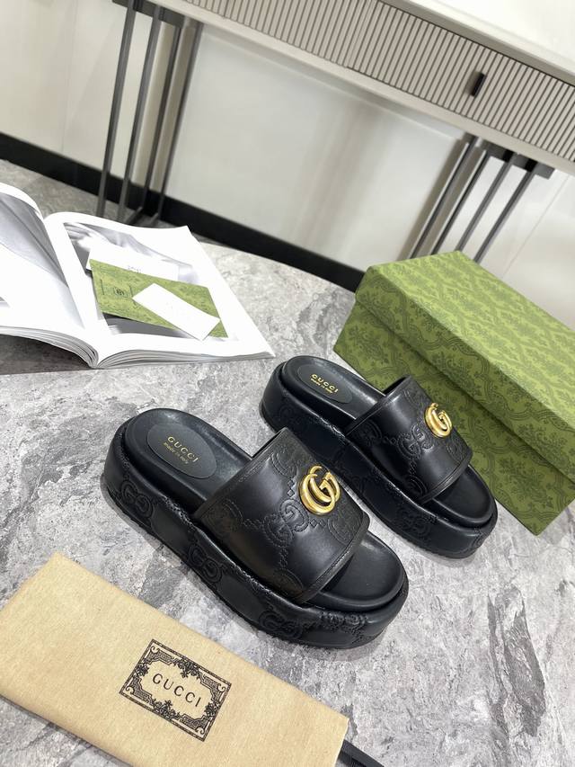 Gucci Women's Gg Platform Sandals A favorite shoe of the Gucci Creative Director