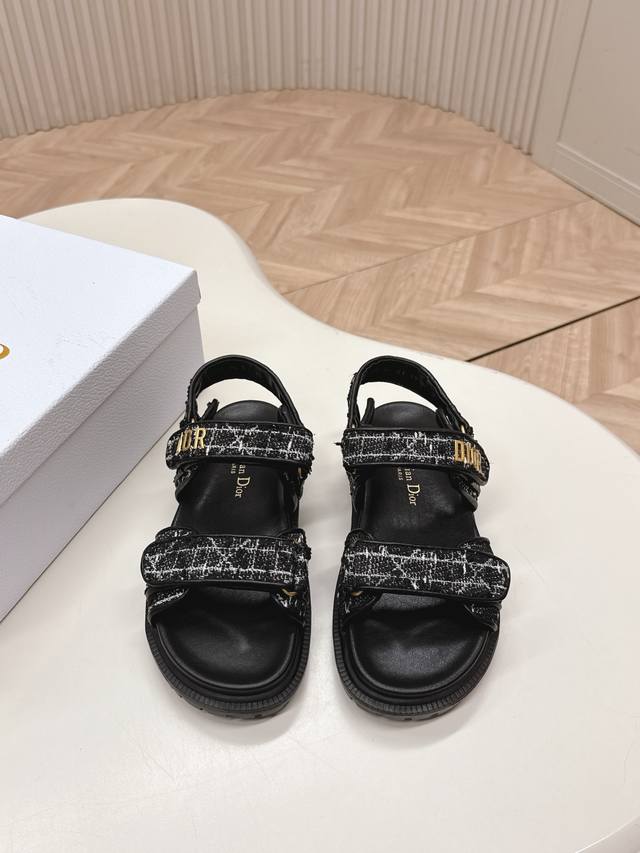 Dior classic Velcro sandals series! Original replica high version Super durable