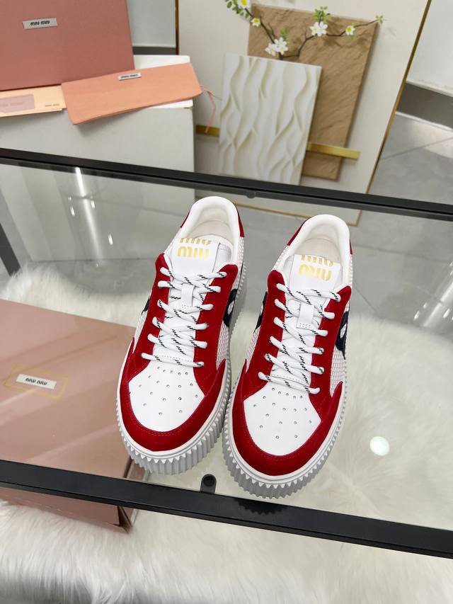 Miu Miu new models are on the market Miumiu 25 years new thick-soled biscuit sho