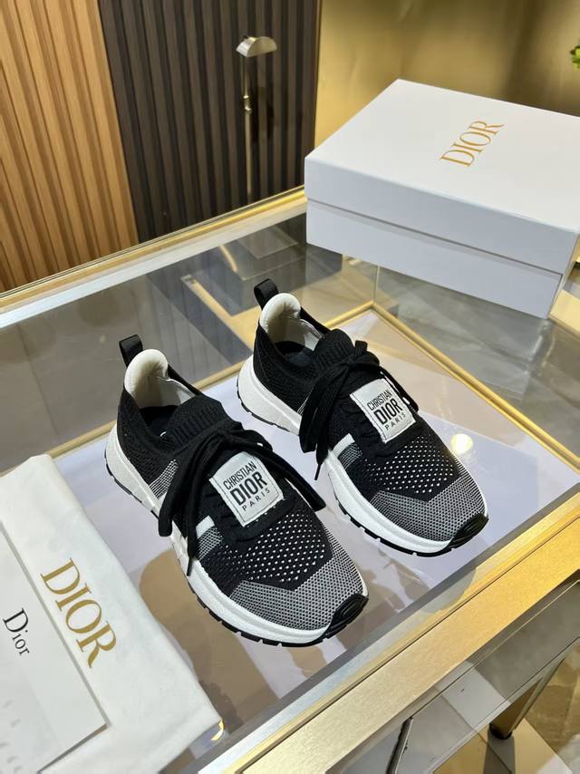 Dior Chrono high version new model. Casual. Business. All-in-one sports shoes. S