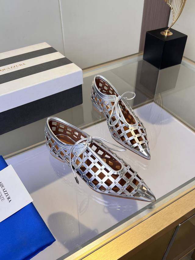 Aquazzura Pineapple **Break free and show your attitude! ** This pair of flat sa